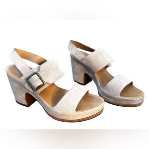 Kork-Ease San Carlos  Sandal - Block Heel -  pink suede Leather - BOHO - 9